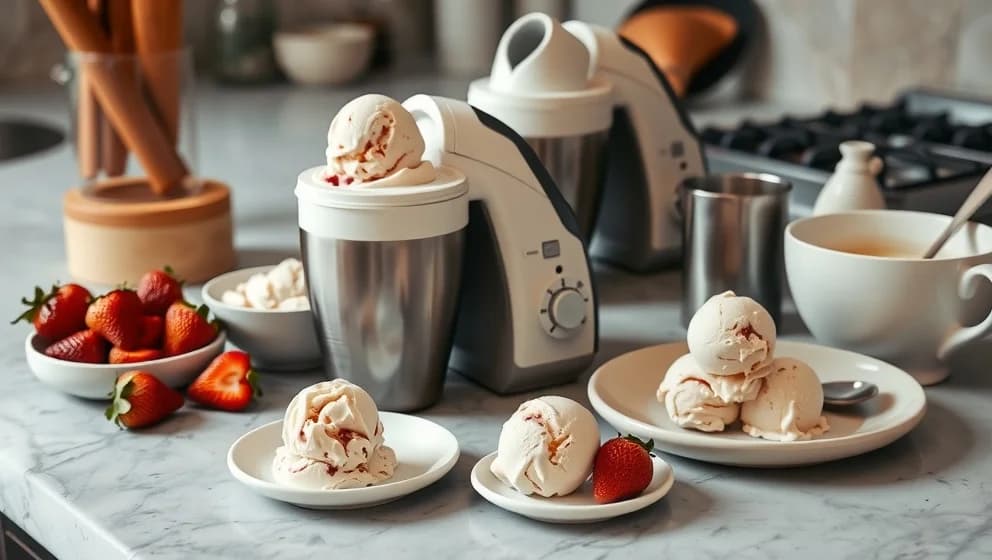 Frys hemma med ismaskin på bara minuter